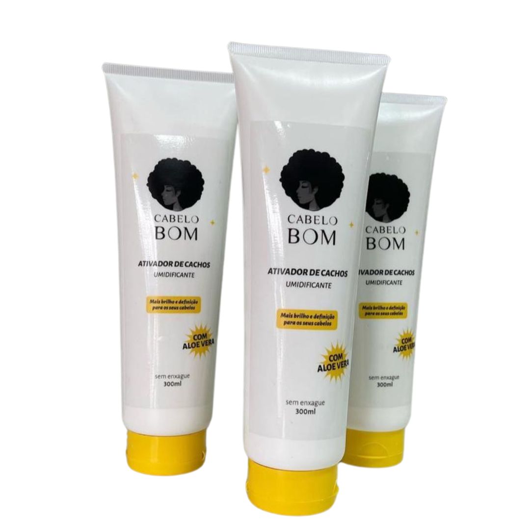 Ativador de cachos umidificante - Cabelo Bom - 300ml