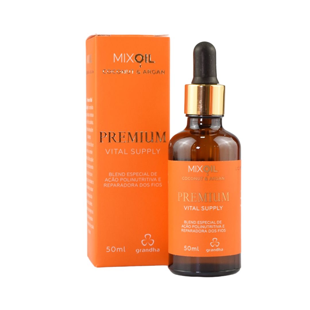 PREMIUM VITAL SUPPLY MIX OIL COCONUT & ARGAN - ÓLEO PARA TRATAMENTO INTENSO